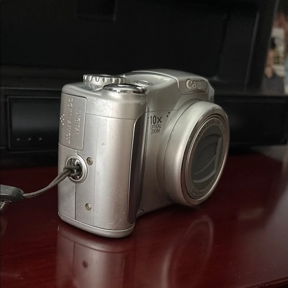 Canon Silver PowerShot Digital Camera with Zoom Lens